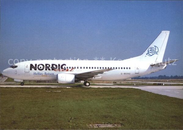 Flugzeuge Zivil Nordic East Hellas Reisen Boeing 737-3Y