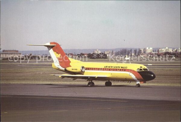 Flugzeuge Zivil Air New South Wales Fokker F-28 Fellows
