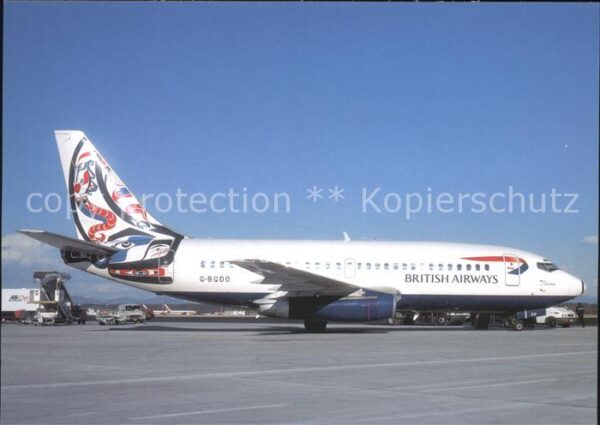 Flugzeuge Zivil British Airways Boeing B-737-236 G-BGDO