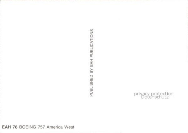 Flugzeuge Zivil America West Airlines EAH 78 Boeing 757 – Bild 2