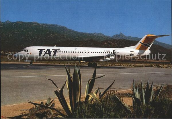 Flugzeuge Zivil T.A.T. Fokker 100 F-GIOA