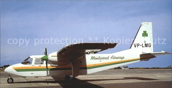Flugzeuge Zivil Montserrat Airways BN-2A Islander VP-LM