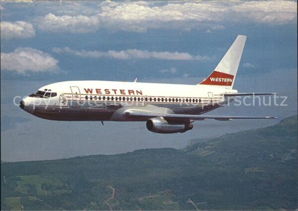 Flugzeuge Zivil Western Airlines Boeing 737-247 N4501W