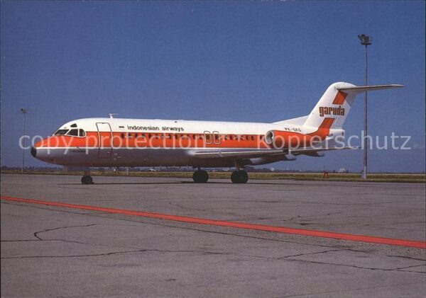 Flugzeuge Zivil PK-GKG Fokker F-28-4000 Garuda C/N 1117