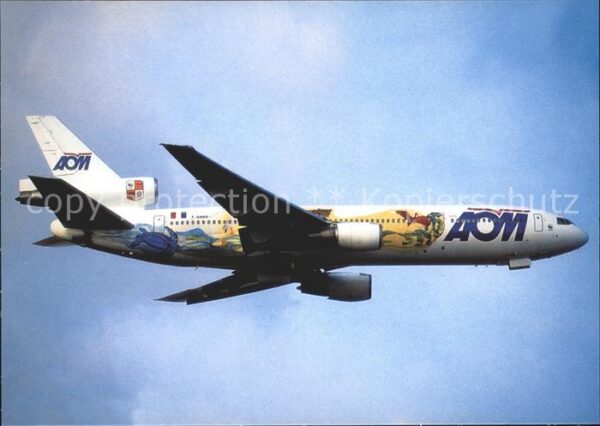 Flugzeuge Zivil AOM WWF colours DC10-30 F-GNDC c/n 4784