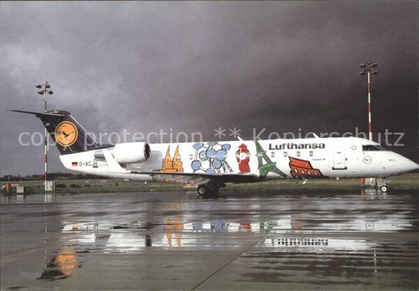 Lufthansa Cityline Europe colours Canadair Region