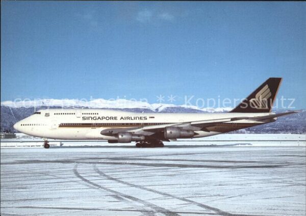 Flugzeuge Zivil Singapore Airlines Boeing 747-312 Big T