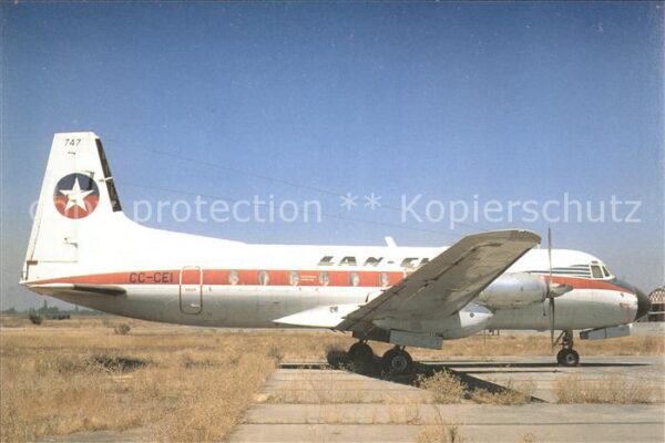 Flugzeuge Zivil Lan Chile HS 748-234 CC CEI C/N 1620