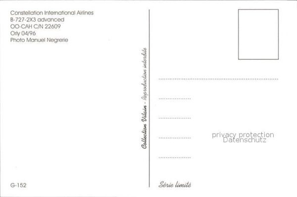Flugzeuge Zivil Constellation International Airlines B- – Bild 2