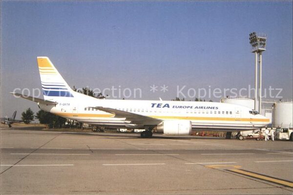Flugzeuge Zivil TEA Europe Airlines B-737-3 M8 F.GKTA C