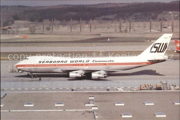 Flugzeuge Zivil Seabord World B-747-237C N748WA C/N 206
