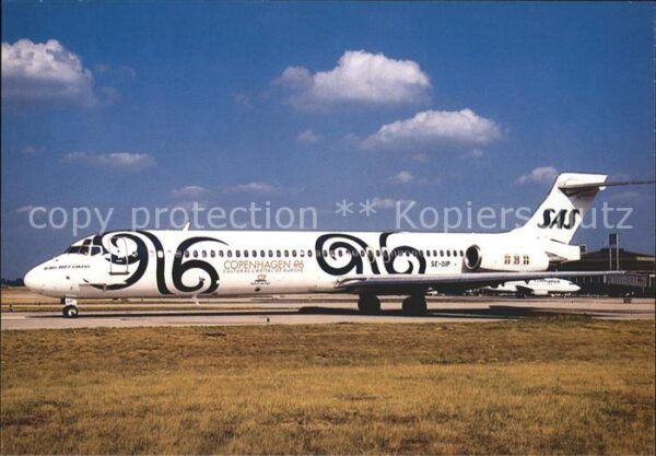 Flugzeuge Zivil SAS MD.80 Copenhagen 96 SE-DIP