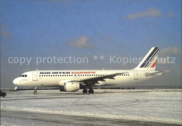 Flugzeuge Zivil Air Inter Europe Airbus A.320 F-GGEB