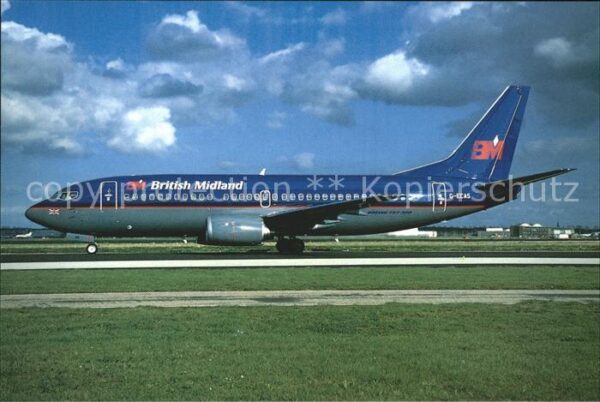 Flugzeuge Zivil British Midland Airways Boeing 737-36N