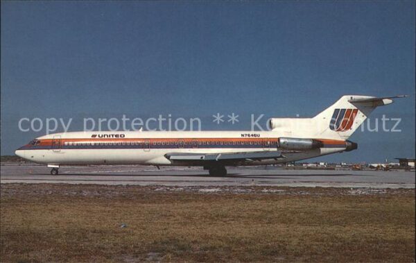 Flugzeuge Zivil UNITED Boeing 727-222 AL034 N7646U