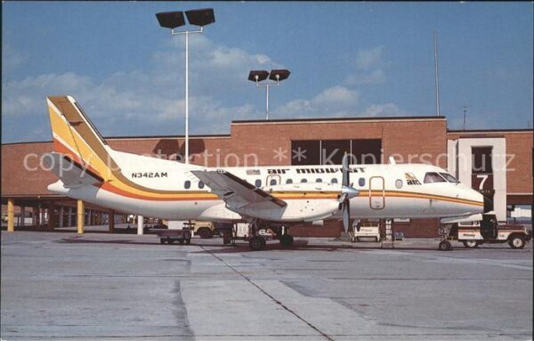 Flugzeuge Zivil Saab SF340A N342AM c/n 340A-011 Air Mid