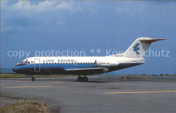 Flugzeuge Zivil Fokker F28 Fellowship 1000 TN-ACP (1107