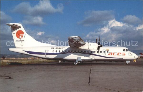 Flugzeuge Zivil Aerospatiale Alenia ATR42-300 HK-3684X