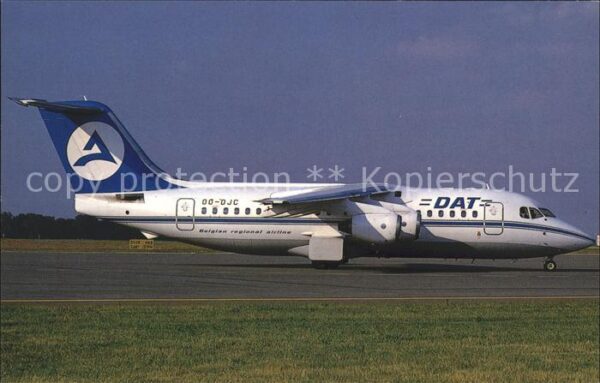 Flugzeuge Zivil DAT Belgian Regional Airlines BAe 146-2