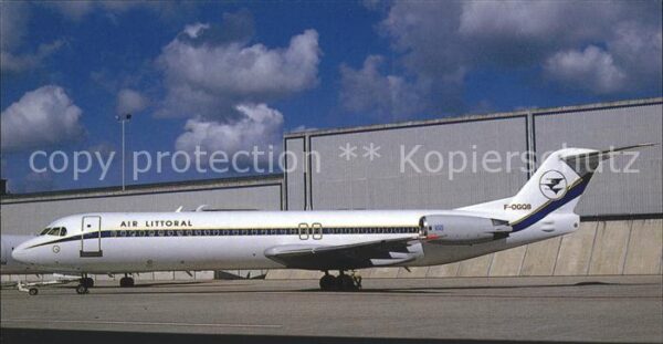 Flugzeuge Zivil Air Littoral Fokker 100 F-OGQB c/n 1127