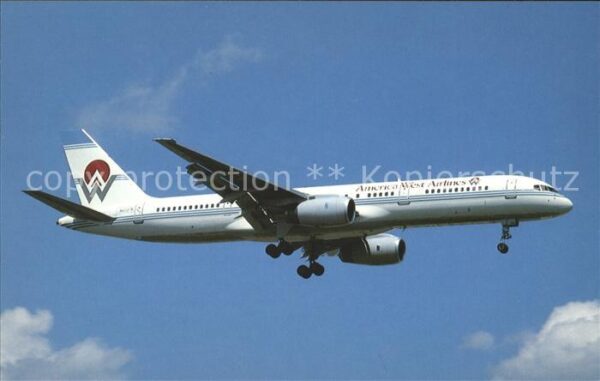 Flugzeuge Zivil America West Airlines Boeing 757-200 N6