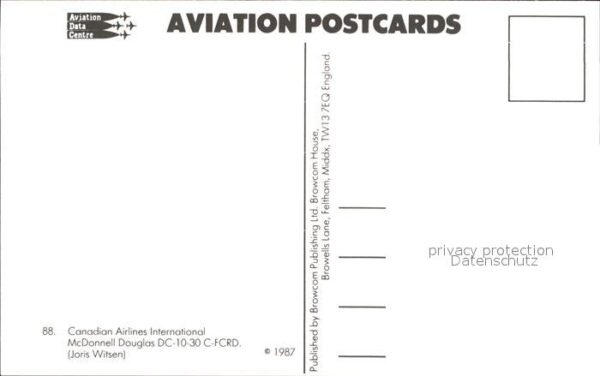 Flugzeuge Zivil Canadian Airlines International McDonne – Bild 2