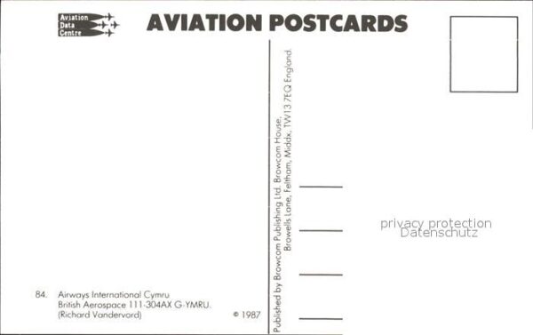 Flugzeuge Zivil Airways International Cymru British Aer – Bild 2