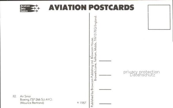 Flugzeuge Zivil Air Sinai Boeing 737-266 SU-AYO – Bild 2
