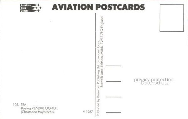 Flugzeuge Zivil TEA Boeing 737-2M8 OO-TEH – Bild 2