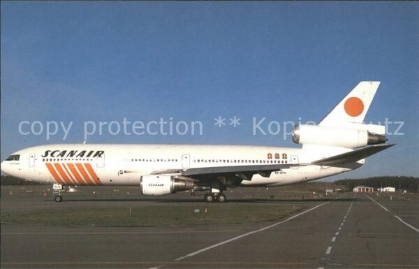 Flugzeuge Zivil Scanair McDonnell douglas DC-10-30 SE-D