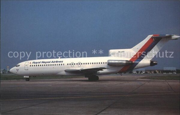 Flugzeuge Zivil Royal Nepal Airlines Boeing 727-1F8 9N-