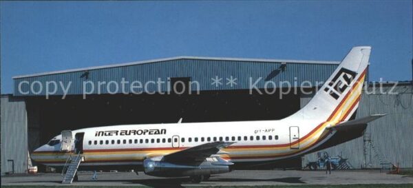 Flugzeuge Zivil Inter European Airways Boeing 737-2L9 O