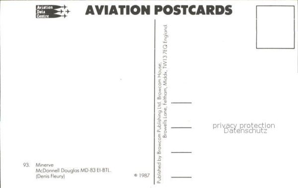 Flugzeuge Zivil Minerve McDonnell Douglas MD-83 EI-BTL – Bild 2
