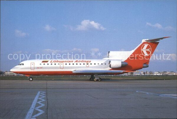 Flugzeuge Zivil Lithuanian Air Lines YAK 42D LY-AAV