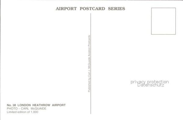 Flughafen Airport Aeroporto London Heathrow Airport – Bild 2
