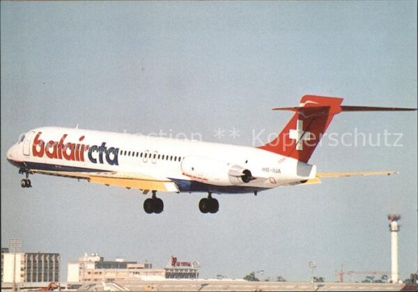 Flugzeuge Zivil Balair CTA McDonnell Douglas MD-87 HB-I