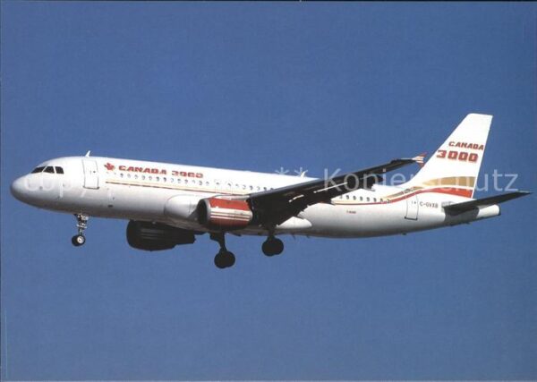 Flugzeuge Zivil Canada 3000 Airbus A320-212 C-GVXB c/n