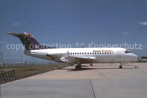 Flugzeuge Zivil Ansett Express Fokker F-28-1000 VH-FKA