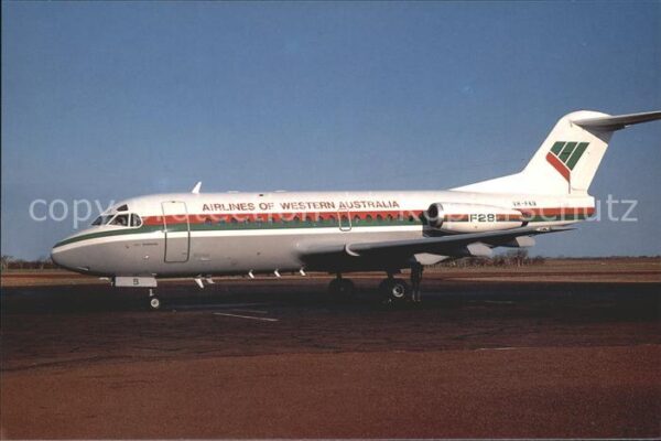 Flugzeuge Zivil Airlines of Western Australia Fokker F-