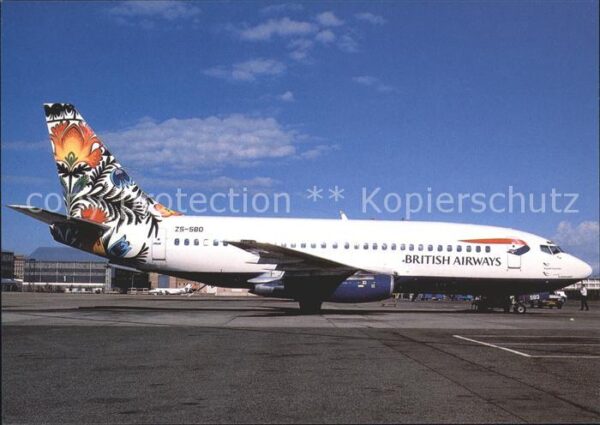Flugzeuge Zivil British Airways Boeing B-737-244 ZS-SBO