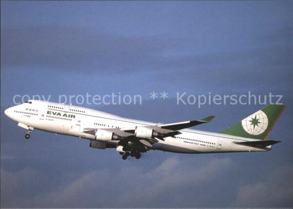 Flugzeuge Zivil Eva Air B747-45E B-16402 c/n 27063/947