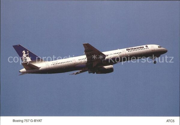 Flugzeuge Zivil Britannia Boeing 757 G-BYAT