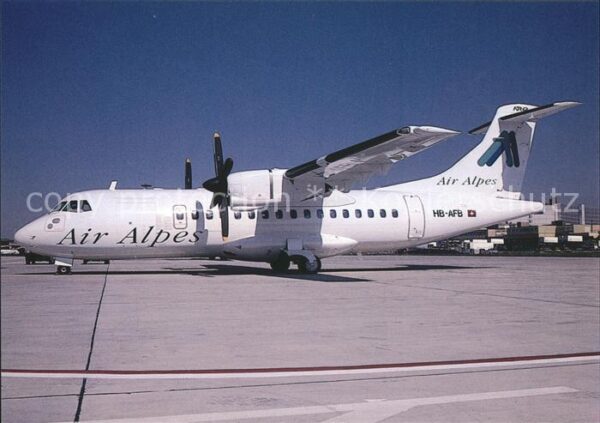 Flugzeuge Zivil Air Alpes ATR42-310 HB-AFB c/n 072