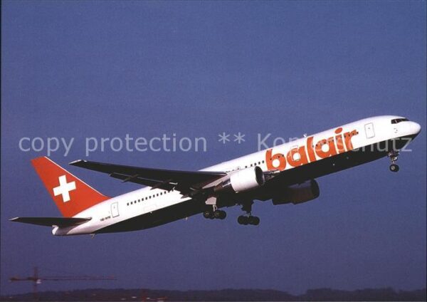 Flugzeuge Zivil Balair Boeing 767-3G5 ER HB-IHW c/n 305