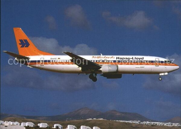 Flugzeuge Zivil Hapag-Lloyd Netherlands Boeing 737-4K5