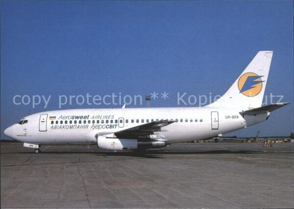 Flugzeuge Zivil Aerosweet Airlines Boeing 737-2L9 UR-BF