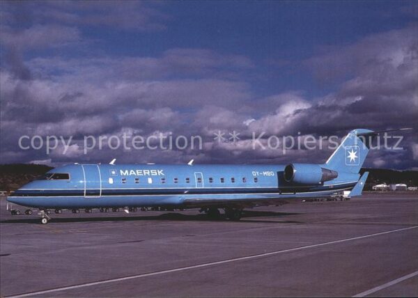 Flugzeuge Zivil Maersk Canadair RJ200LR OY-MBO c/n 7226