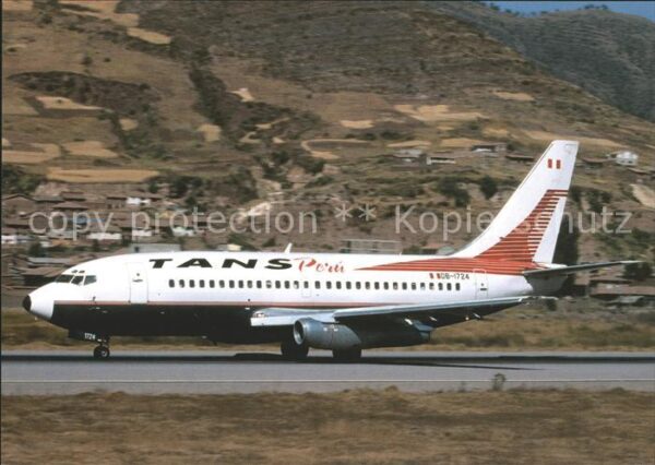 Flugzeuge Zivil Tans Boeing 737-282 A OB-1724 cn 23042