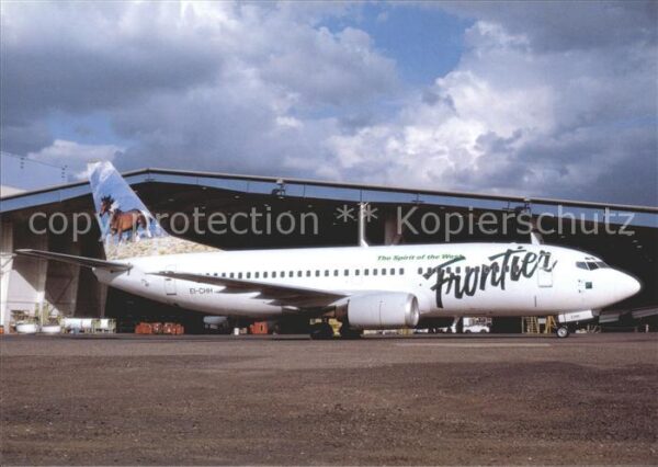 Flugzeuge Zivil Frontier Airlines Mustang-tail Boeing 7