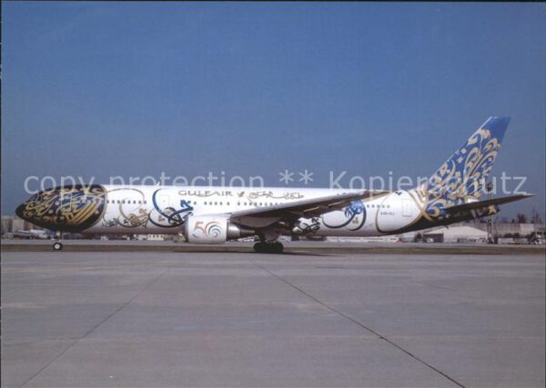 Flugzeuge Zivil Gulf Air 50th Anniversary col. Boeing 7
